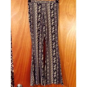 Elephant print soft pants